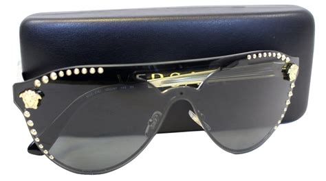 versace black gold sunglasses